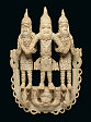 Waist Pendant of an Oba with Attendants