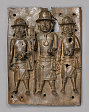Plaque of Three Traders from Benin
