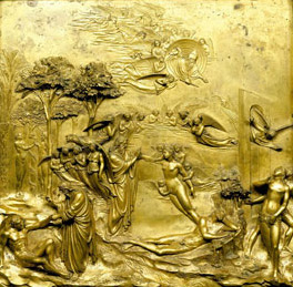 Lorenzo Ghiberti Adam and Eve Panel