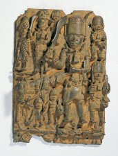 Plaque of a Battle Scene, Possibly the Idah War