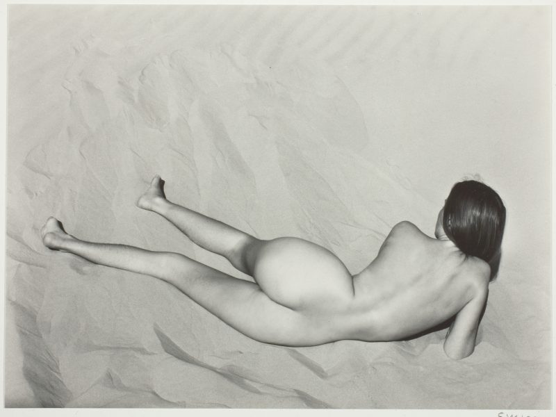 Edward Weston, Nude on Sand, Oceano, 1936