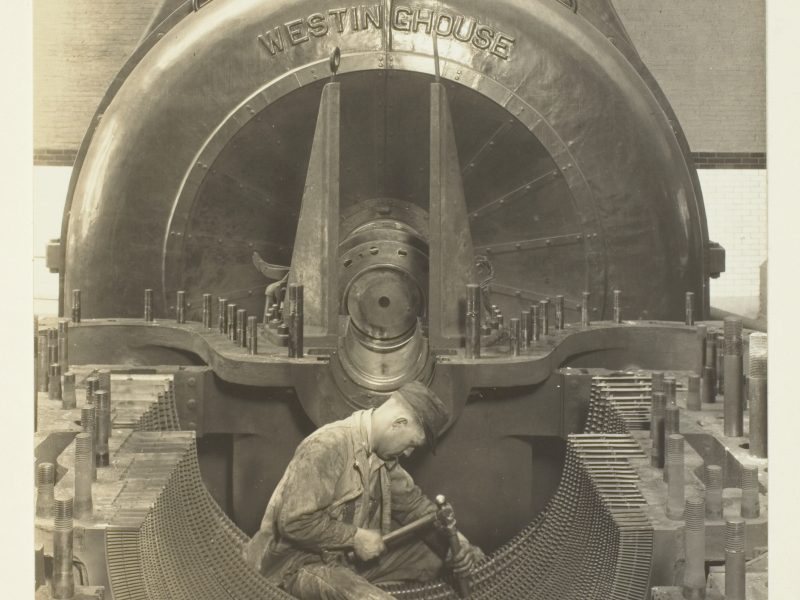 Lewis Hine, The Turbine, Power-House, New York City, 1920