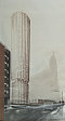 Delaware Seneca Hotel, Chicago, IL, Collage Perspective