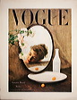 Irving Penn
American, 1917–2009, Vogue cover, Woman's face in a mirror with kumquats Vogue cover, Woman's face in a mirror with kumquats