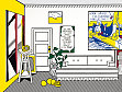 Roy Lichtenstein
American (1923 - 1997), Artist's Studio "Look Mickey" Artist's Studio "Look Mickey"