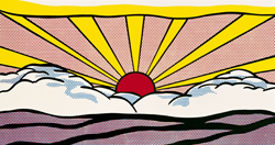 roy lichtenstein sunset