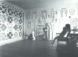 Matisse's studio at the Hotel Regina, Nice, 1953