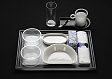 Marcel Wanders
Dutch, born 1963
Manufactured by KLM Royal Dutch Airlines (Dutch, founded 1919), Tableware for KLM's World Business Class (2 sets) Tableware for KLM's World Business Class (2 sets)