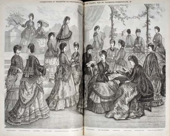 La Mode Illustree - 1879  1870s fashion, Fashion history