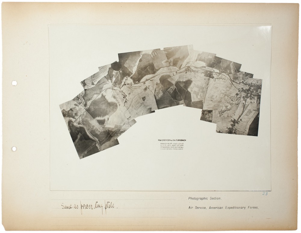 Plate 23. Same as preceding plate [Germany], from an album of World War I aerial photography assembled by Edward Steichen, in the collection of the Art Institute of Chicago.