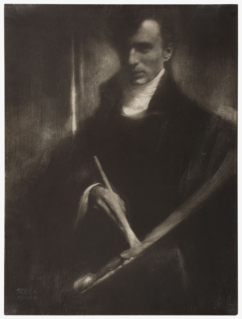 Edward Steichen, <em>Self-Portrait with Brush and Palette</em>, 1902