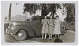 Untitled (A picture of us girls in Uncle Bill’s yard. It is the best one taken of us girls. Wanda, Verla and I)