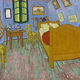 Vincent van Gogh. <em>The Bedroom</em>, 1889. The Art Institute of Chicago, Helen Birch Bartlett Memorial Collection.